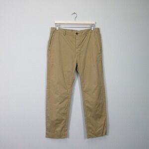 Sid Mashburn Chino Pants Men 34X30 Beige Cotton Straight Leg Casual Business 434